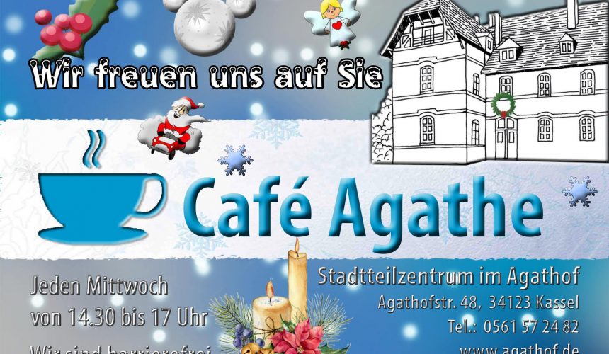 Lesung Kasseler Weihnachtsgeschichten im Café Agathe am 4.12. um 15 Uhr