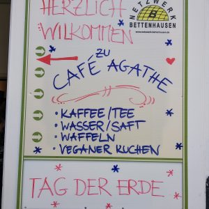 Tag der Erde in Bettenhausen – Café Agathe ist geöffnet